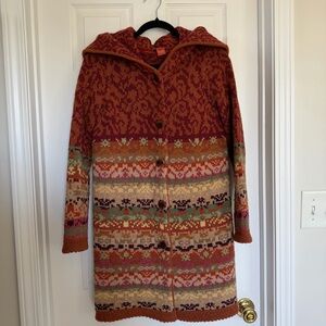 Soft Surroundings Patterned Knit Sweater Size Extra Small